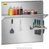 VEVOR Range Backsplash with Shelf 29.5 x 29.5 Inch Range Hood Wall Shield