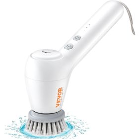 VEVOR Electric Spin Scrubber, Cordless Electric Cleaning Brush with Auto Detergent Dispenser & 2 Adjustable Speeds