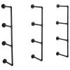 VEVOR Industrial Pipe Shelf 4 Tier 3PCS 11.8in W Wall-Mount Planks NOT Included