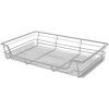 Pull-Out Wire Baskets 2 pcs Silver 31.5"