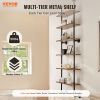 VEVOR Industrial Pipe Shelf 6 Tier 24x9.84in Wall-Mount for Kitchen Bedroom