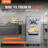 VEVOR Commercial Ice Cream Machine, 20-25L/H Yield, 2400W 1-Flavor Hard Serve Ice Cream Maker, 8L Stainless Steel Cylinder