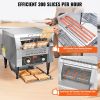 VEVOR Commercial Conveyor Toaster, 300 Slices/Hour Conveyor Belt Toaster, Heavy Duty Stainless Steel Commercial Toaster Oven
