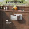 VEVOR 14x8.5 Inch Outdoor Kitchen Drawers Stainless Steel, Flush Mount Double Drawers,14W x 8.5H x 23D Inch, with Stainless Steel Handle