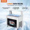 VEVOR Fried Ice Cream Roll Machine, 2Pcs 13.8" x 13.8" Square Stir-Fried Ice Cream Pans