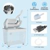 300W Commercial Ice Crusher with Dual Blades and Safety Switch